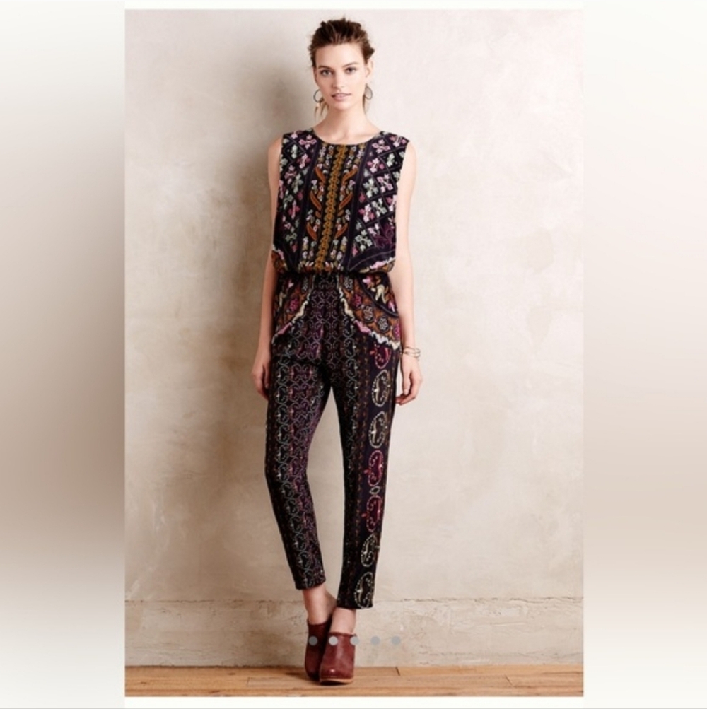 Women's Multicolor Patterned Jumpsuit
